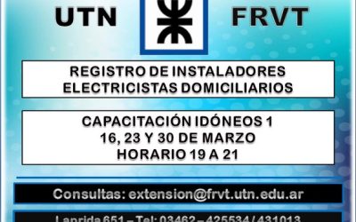 Registro de de Instaladores Electricistas Domiciliarios