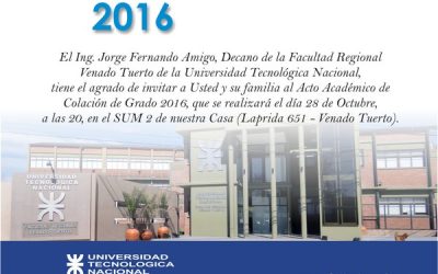 COLACIÓN DE GRADO 2016