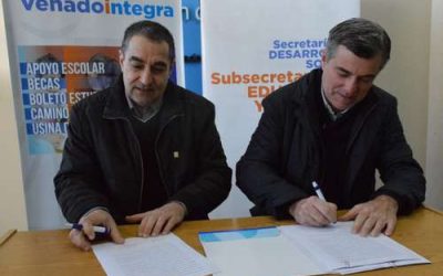 Firma de convenio entre el Municipio y la UTN VT para la concreción del aula móvil de robótica