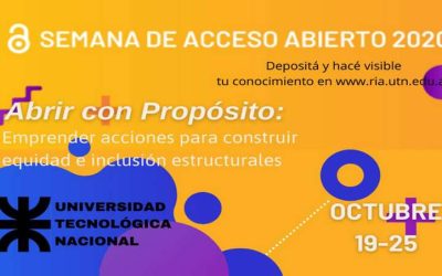 UTN VT invita a participar de la Semana Mundial del Acceso Abierto