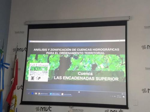 Estudios del GEUrbano sobre el sistema hídrico de “Las Encadenadas”