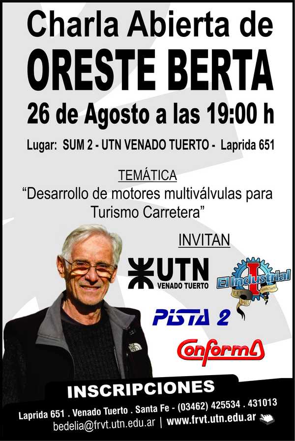 Banner Charla Abierta de Oreste Berta