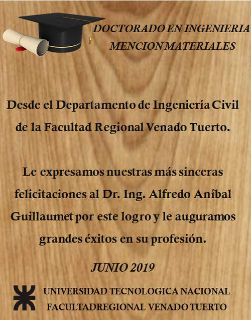 felicitaciones doctorado guillaumet