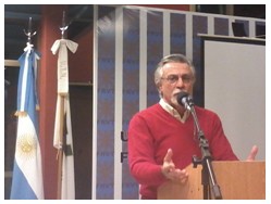 Charla de “Moli” Paulinovich por la Memoria, la Verdad y la Justicia en UTN VT