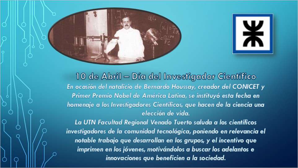 Placa día del investigadir