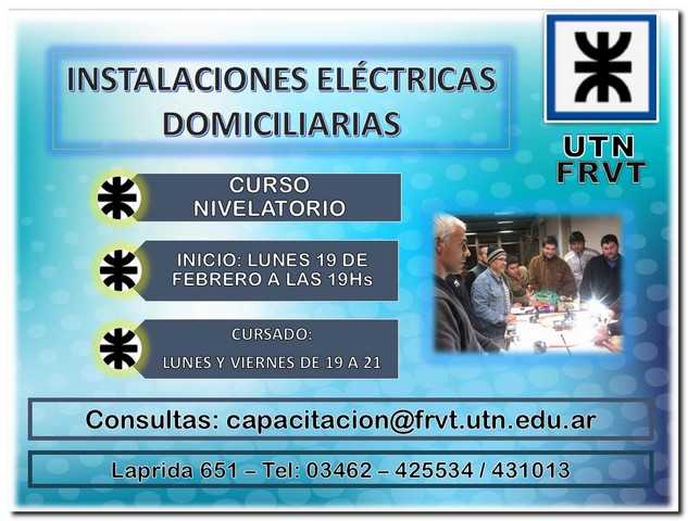 Instalaciones eléctricas domiciliarias