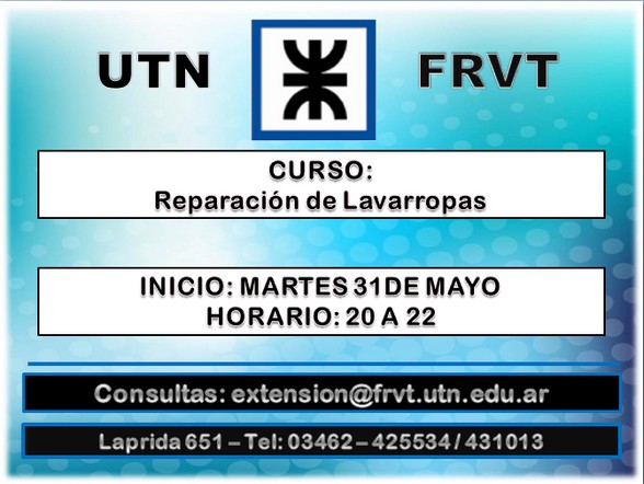 banner corso reparación de lavarropas
