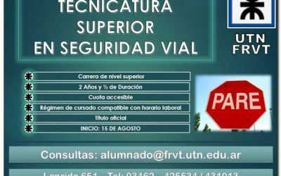 TECNICATURA SUPERIOR EN SEGURIDAD VIAL