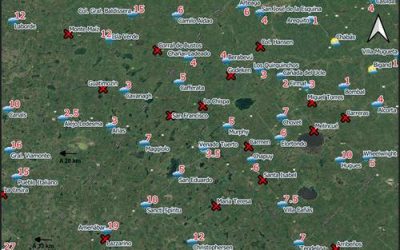 El proyecto “Registro de Lluvias Diarias Regionales” cumple un año de recolección de datos