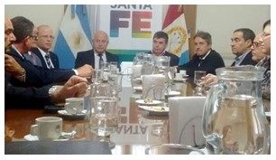 Los Decanos de las regionales santafesinas se reunieron con el Gobernador