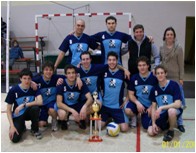 El equipo masculino de Voley de la UTN FRVT se consagró campeón del Torneo de Voley.