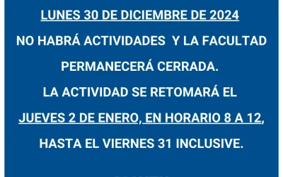 Personal de UTN VT tendrá asueto administrativo el próximo 30 de diciembre