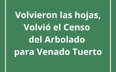 Relevamiento de Arbolado Urbano de UTN VT