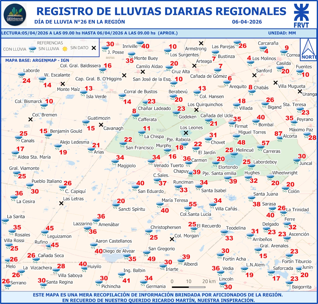 Lluvia Nº26 06-04-2026