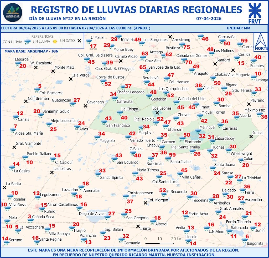 Lluvia Nº27 07-04-2026