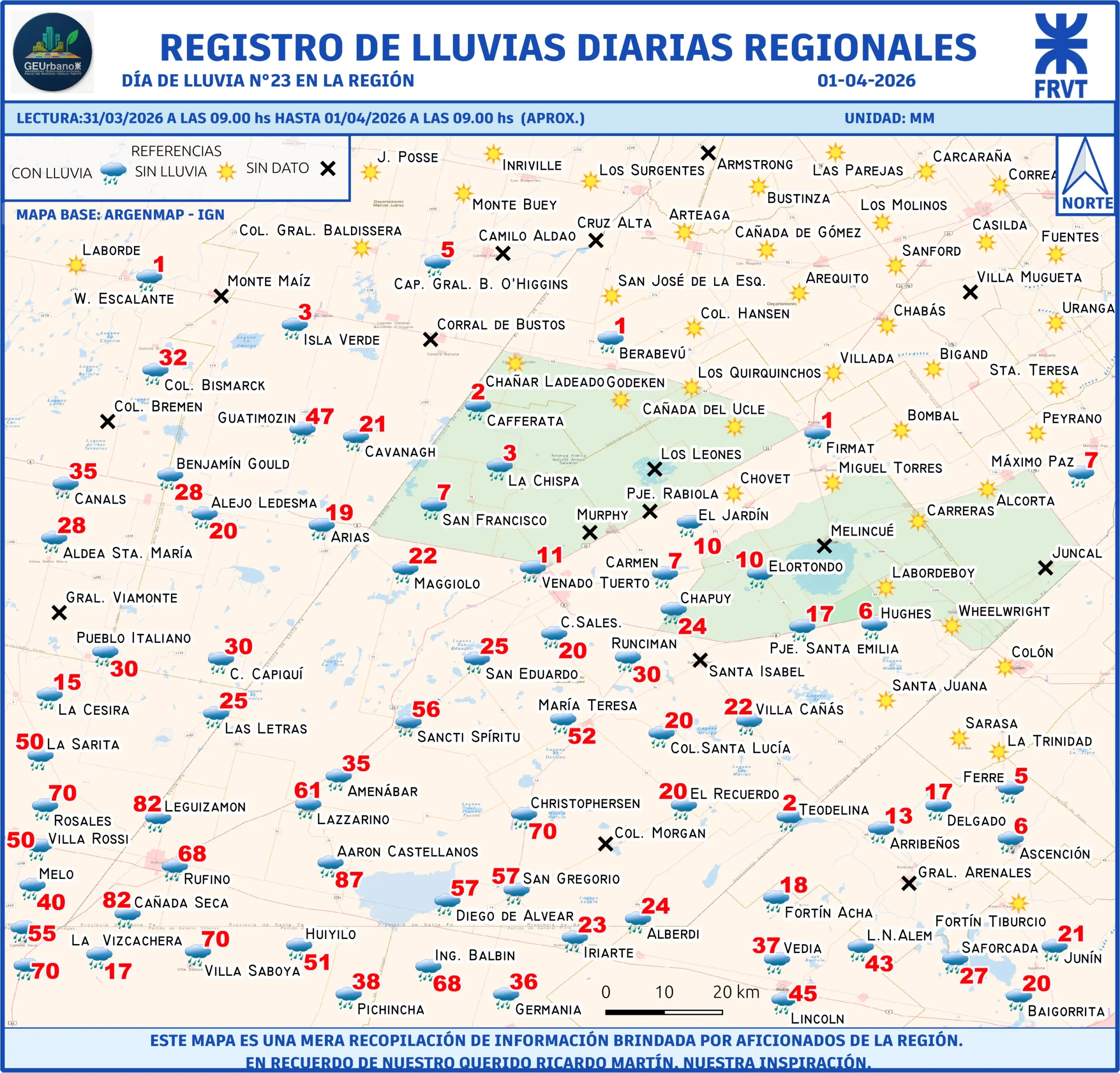 Lluvia N°23 01-04-26